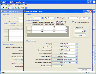 Click to view OilProp 2.0 screenshot