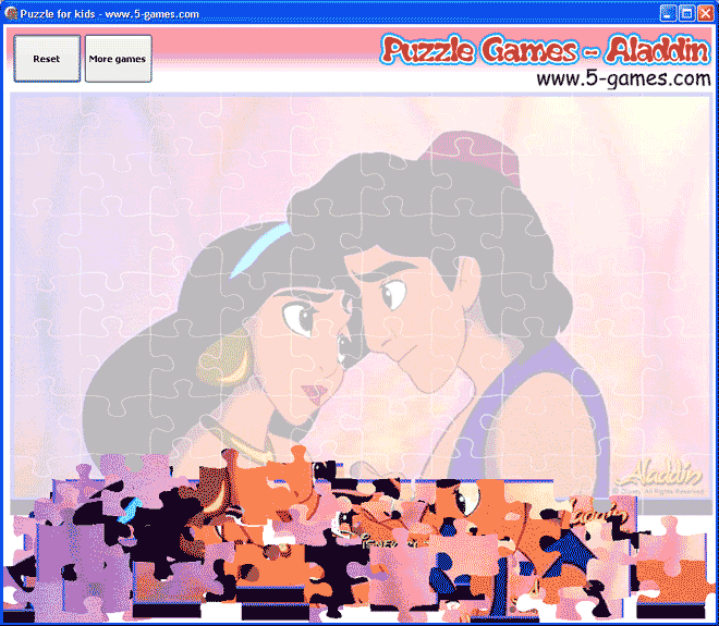 Click to view Puzzle Games - Aladdin 1.0 screenshot