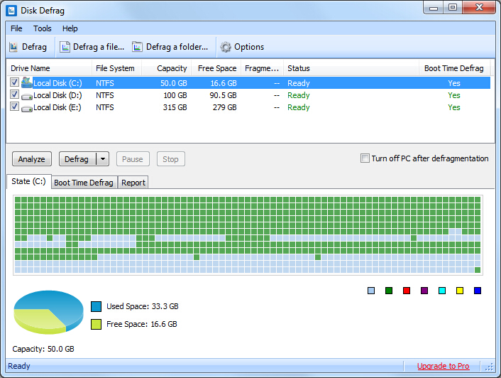 Click to view Disk SpeedUp 5.0.1.55 screenshot