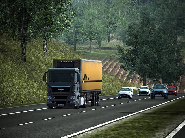 Click to view German Truck Simulator 1.32a screenshot