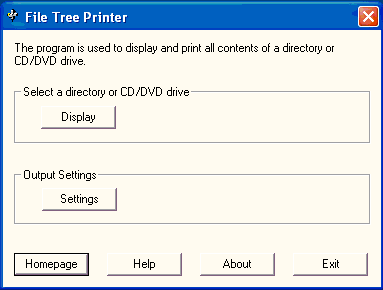 Click to view File Tree Printer 3.0.5.7 screenshot