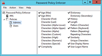Click to view Password Policy Enforcer 7.5 screenshot
