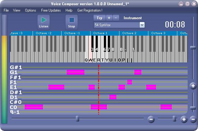 Click to view Xitona Voice Composer 1.0.1.4 screenshot