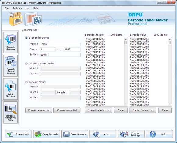 Click to view Price Tag Software 7.3.0.1 screenshot