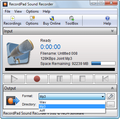 Click to view RecordPad Professional Edition 5.15 screenshot