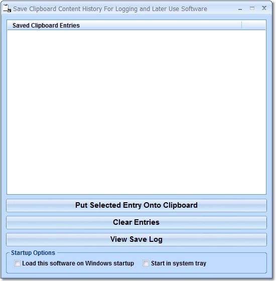 Click to view Save Clipboard Content History For Logging and Lat 7.0 screenshot