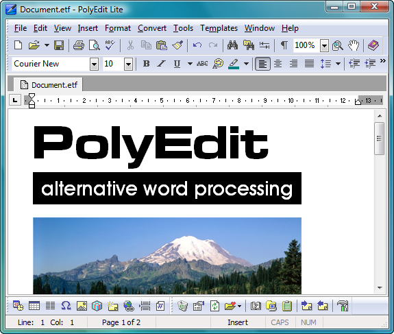 Click to view PolyEdit Lite 5.4 screenshot