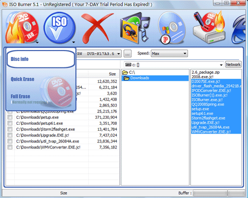 Click to view ISO Burner 8.6 screenshot