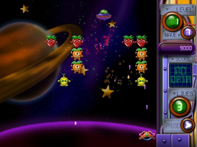 Click to view Attack of Mutant Fruits from Outer Space 1 screenshot