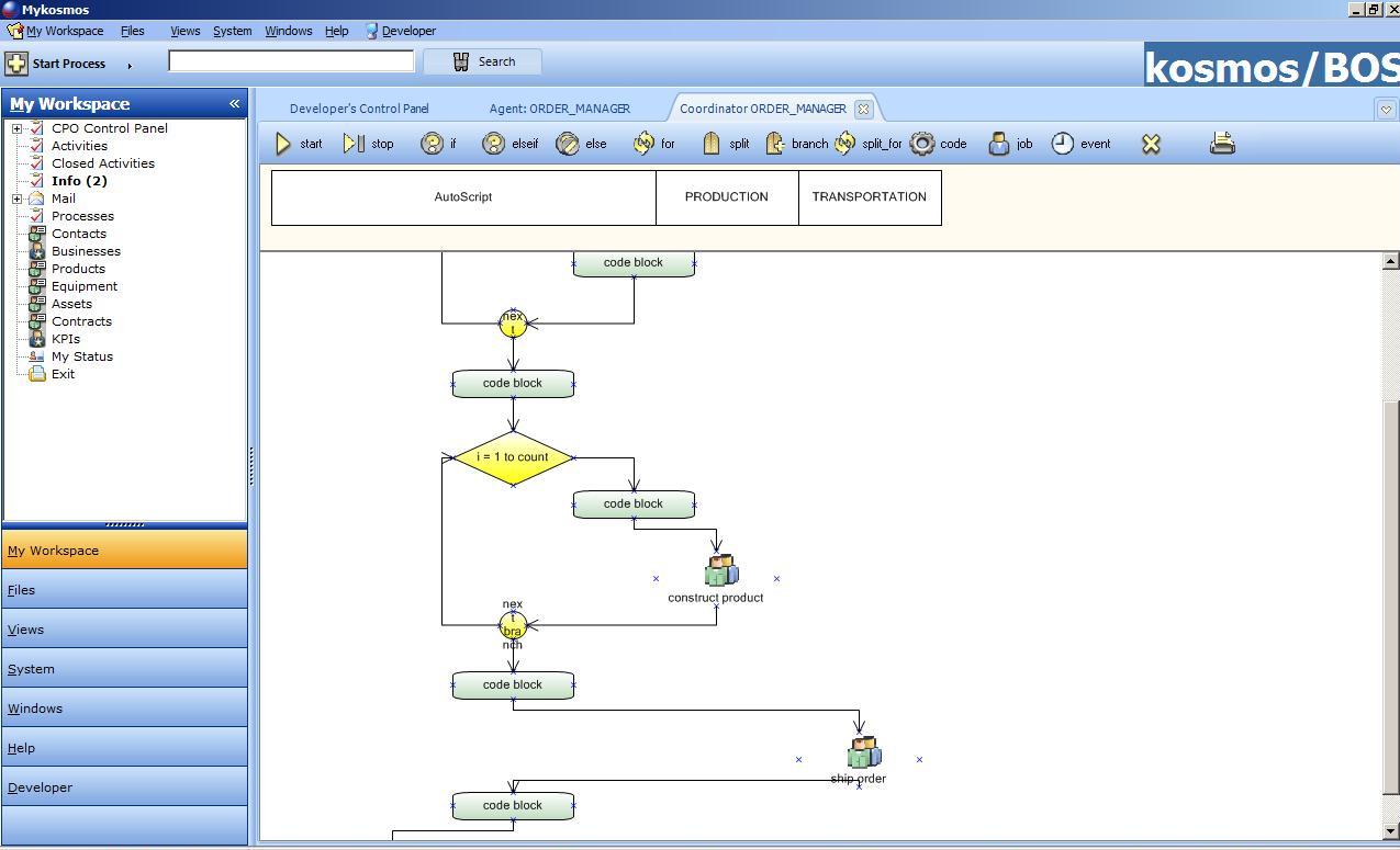 Click to view Product Orders Process Automation 2.00 screenshot