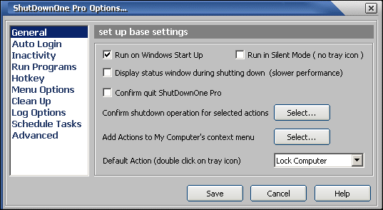 Click to view ShutDownOne Pro 4.00 screenshot