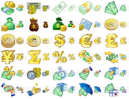 Click to view Large Money Icons 2013.3 screenshot