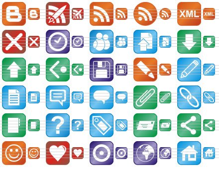 Click to view Perfect Blog Icons 2013.1 screenshot