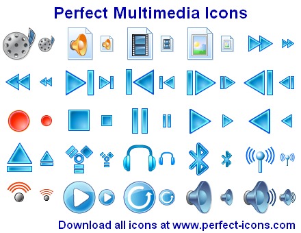 Click to view Perfect Multimedia Icons 2012.1 screenshot