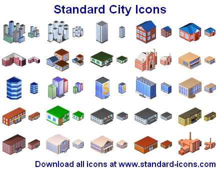 Click to view Standard City Icons 2013.3 screenshot