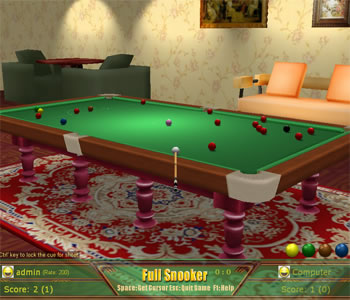 Click to view Snooker Game 2.9 screenshot