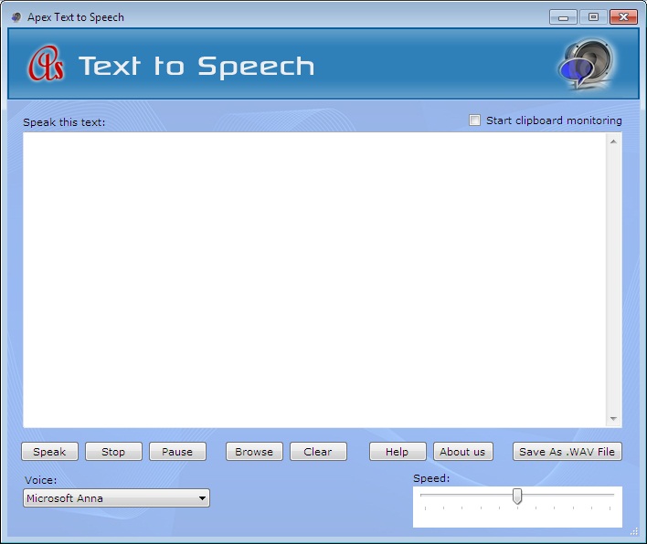 Click to view Apex Text to Voice 2.3.8.2 screenshot