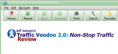 Click to view Traffic Voodoo 2.8 screenshot