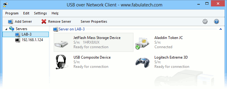 Click to view USB over Network 5.0.2 screenshot