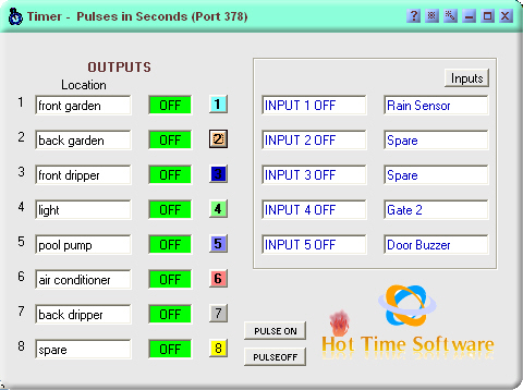 Click to view Timer (Pulses in Seconds) 4.2.0.5 screenshot