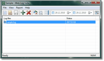 Screenshot for Web Log Suite 7.3