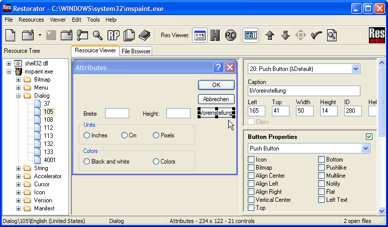 Click to view Restorator 2007 U2 screenshot