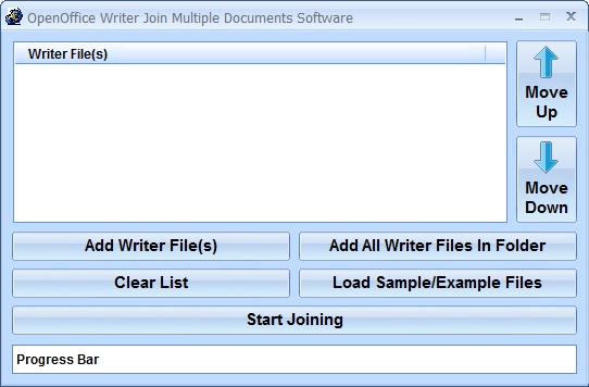 Click to view OpenOffice Writer Join Multiple Documents Software 7.0 screenshot
