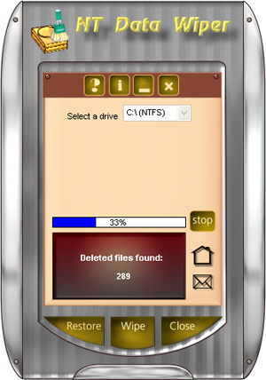 Click to view NT Data Wiper 2.2 screenshot